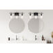 Octave 3 Light 21 inch Black Bathroom Vanity Light Wall Light, Essentials